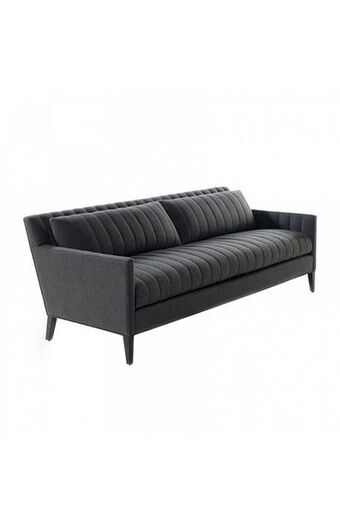 Tiendas EFE Sofá 3 cuerpos falotih cristal - negro oferta