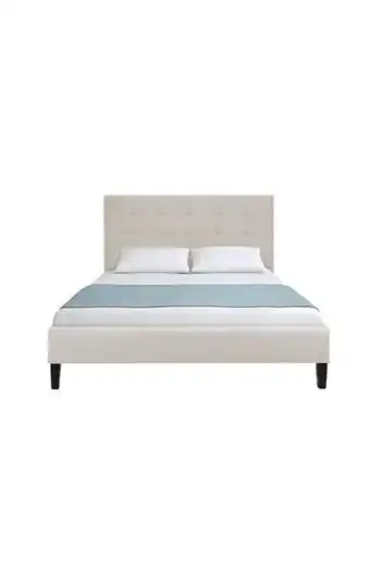 Tiendas EFE Cama falotih mercedes 1.5 plz - gris oferta