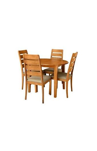Tiendas EFE Juego de comedor falotih 4 sillas - four oferta