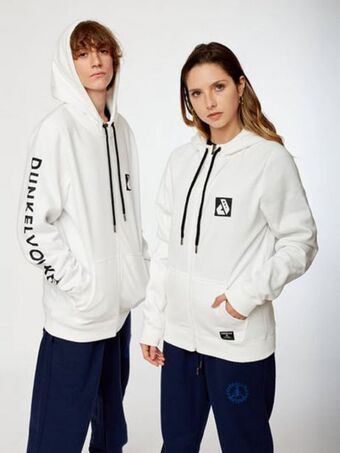 The Box Polera dunkelvolk con zip new logo arms blnc oferta