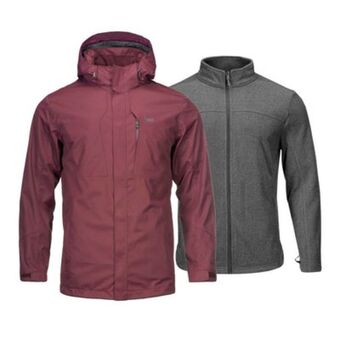 Casaca para hombre lippi tx405m tres cruces fusion-3 hoody jacket 141
