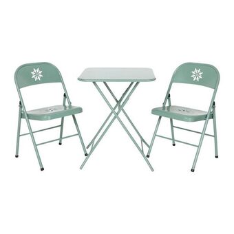 Casaideas 2 sillas + mesa metal plegable oferta