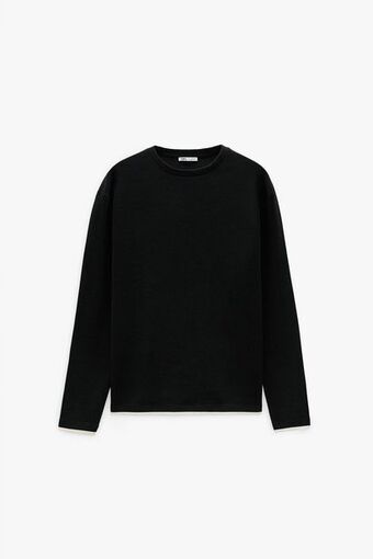 ZARA Camiseta estructura oferta