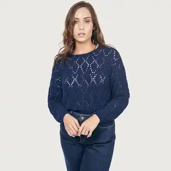 Mentha & Chocolate Chompa albany azul oferta