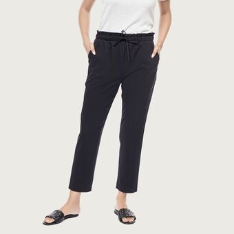 Mentha & Chocolate Pantalon brunella negro oferta