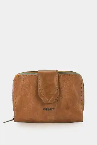 Vélez Billetera dijon de cuero para mujer chapeta con broche oferta