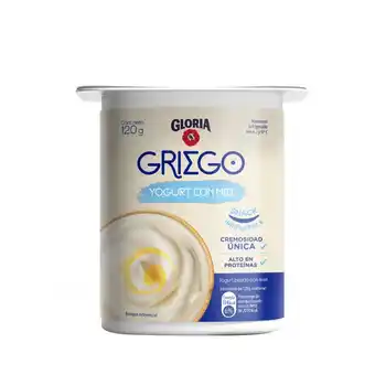Tottus Yogurt griego gloria natural 120 gr oferta