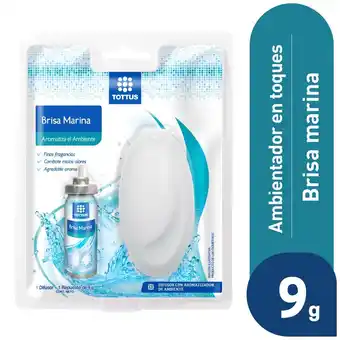 Tottus Difusor + 1 rpto mini aerosol brisa marina oferta