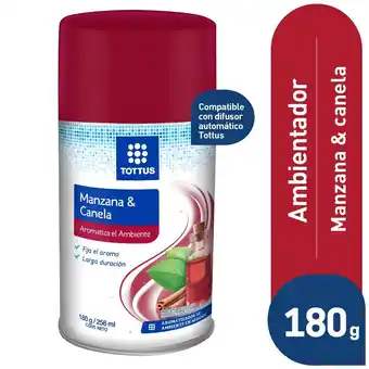 Tottus Ambientador automatico manzana canela oferta
