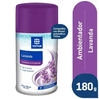Tottus Ambientador automatico lavanda oferta