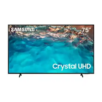 Tottus Tv samsung 75" smart tv crystal uhd 4k un75bu8000gxpe (2022) oferta