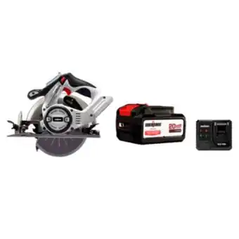 Batería recargable 20v 4ah multiforce + cargador de batería 20v 2-4 a + sierra circular inalámbrica 7 1/4" 20v multiforce sin