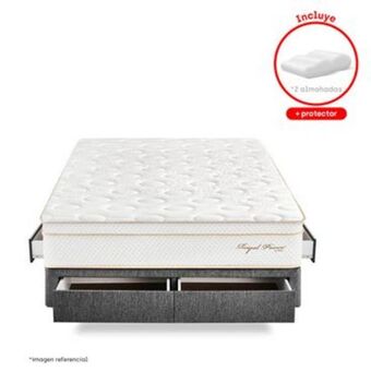 Paraiso del Perú Cama con cajones royal prince | 2 plazas oferta