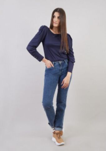 Michelle Belau Polo manga larga oferta