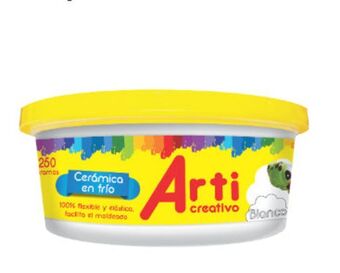 Comercial Li Ceramica en frio arti creativo pote 250g blanca //*ci oferta