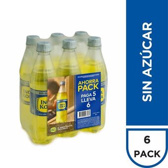 Tottus Six pack gaseosa inca kola zero sin azúcar 500 ml oferta