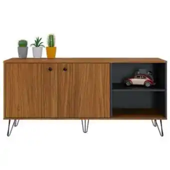 Linio Mesa de tv barcelona rustic claro oferta