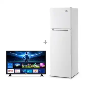 Hiraoka Refrigeradora miray rm-168h eurofrío 168l + tv miray led hd smart 32" ms32-k502 oferta