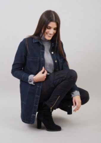 Michelle Belau Casaca jean ml oferta