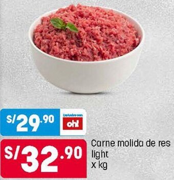 Plaza Vea Carne Molida de Res Light oferta