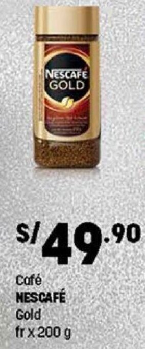 Plaza Vea Café Nescafe Gold 200g oferta