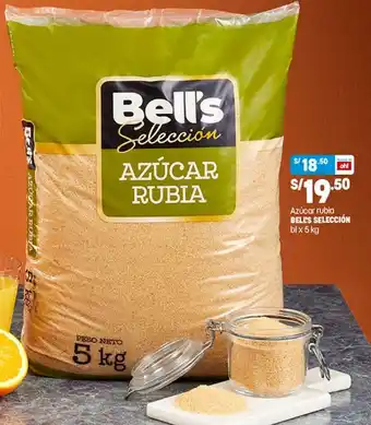 Plaza Vea Azúcar Rubia Bell's Selección 5kg oferta