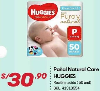 Hiperbodega Precio Uno Pañal Natural Care Huggies oferta