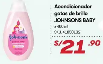 Hiperbodega Precio Uno Acondicionador Gotas de Brillo Johnsons Baby 400ml oferta