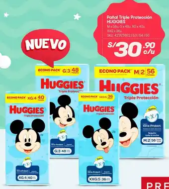 Hiperbodega Precio Uno Pañal Triple Protección Huggies oferta
