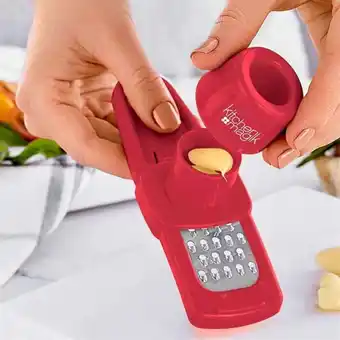 Avon Rallador de ajos kitchen magik rojo oferta