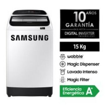 Metro Lavadora 15kg samsung wa15t5260bw wobble oferta