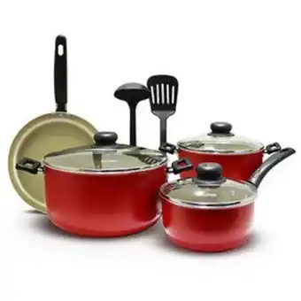 Linio Record juego de ollas rojo 9pzas oferta