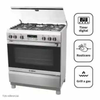 Metro Bosch cocina a gas pro549 ix 5 hornillas oferta