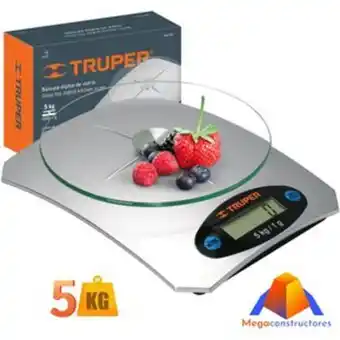Linio Balanza digital de cocina, vidrio 5 kg t... oferta