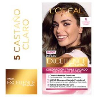 Mifarma Tinte para cabello tono 5 castaño claro excellence - kit 1 un oferta