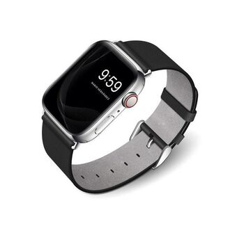 iShop Correa cuero nco para apple watch - negro real oferta