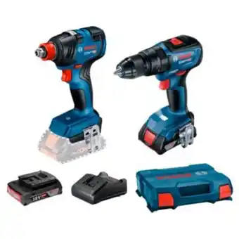 Maestro Combo taladro percutor 18v gsb 18v-50 + taladro atornillador 18v gdx 18v-200+ 2 baterías + cargador rápido oferta