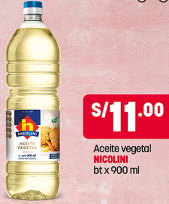 Plaza Vea Aceite Vegetal Nicolini 900ml oferta