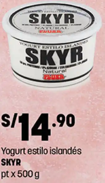 Plaza Vea Yogurt Estilo Islandés SKYR 500g oferta