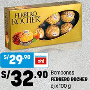 Plaza Vea Bombones Ferrero Rocher cj x 100g oferta