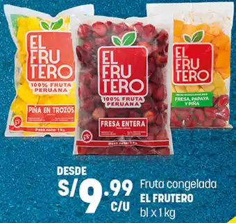 Plaza Vea Fruta Congelada El Frutero bl x 1kg oferta