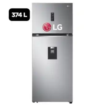 Carsa Refrigeradora lg gt37sgp 374l plateada oferta