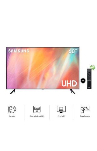 Tiendas EFE Televisor samsung smart tv 60' uhd 4k un60au7000gxpe oferta