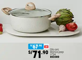 Plaza Vea Olla Ant. Blanco Jasp N°24 Record oferta