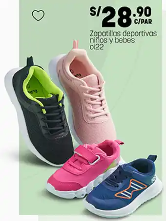 Plaza Vea Zapatillas Deportivas Niños y Bebés oi22 oferta