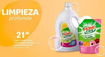 Metro Pack Home Care Detergente Líquido 2L + Suavizante Floral Doypack 1.5L oferta