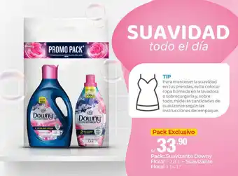 Metro Pack Suavizante Downy Floral 2.8L + Suavizante Floral 1.4L oferta