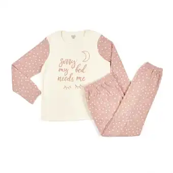 Tottus Pijama polar mujer talla s rosado oferta