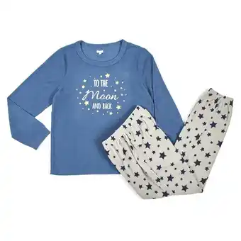 Tottus Pijama polar mujer talla l azul marino oferta