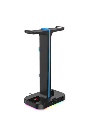 Tiendas EFE Soporte para audífonos gamer havit rgb th650 negro oferta
